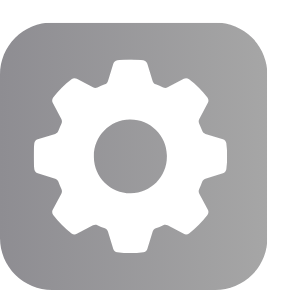 Icon of a gear representing Nembørn’s advanced Vertical ERP system for childcare providers, offering tools to simplify and optimize daily operations.